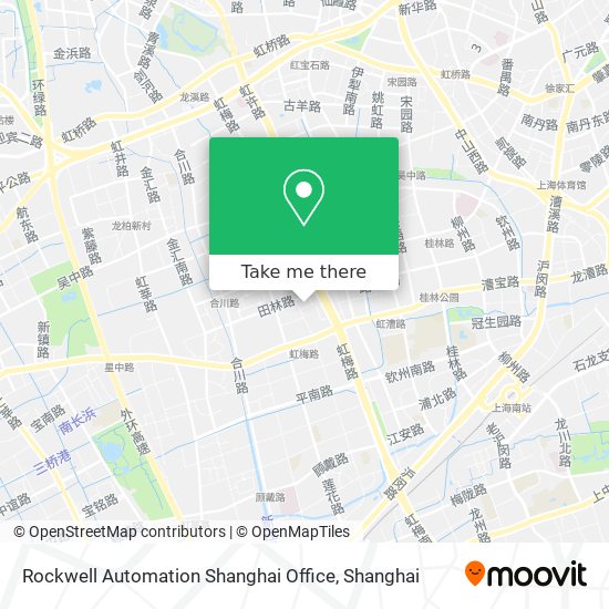 Rockwell Automation Shanghai Office map