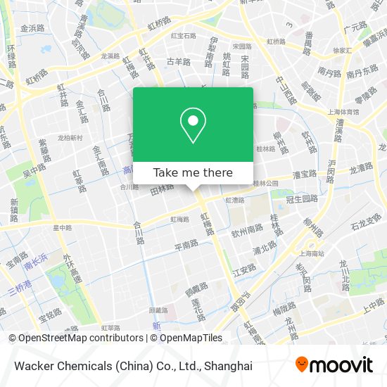 Wacker Chemicals (China) Co., Ltd. map