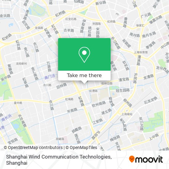 Shanghai Wind Communication Technologies map