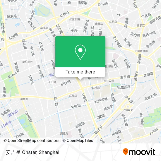 安吉星 Onstar map