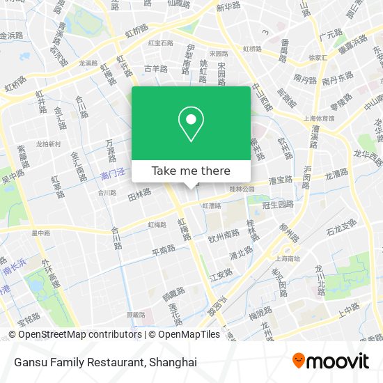 Gansu Family Restaurant map