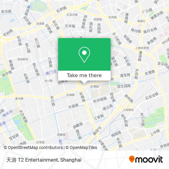 天游 T2 Entertainment map