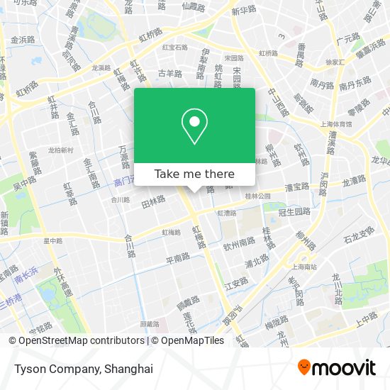 Tyson Company map