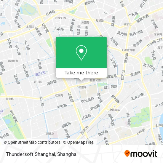 Thundersoft Shanghai map
