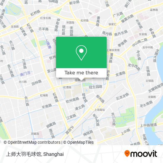 上师大羽毛球馆 map