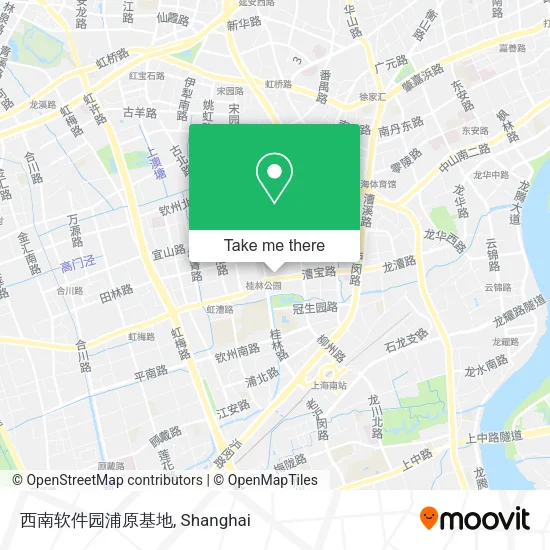 西南软件园浦原基地 map