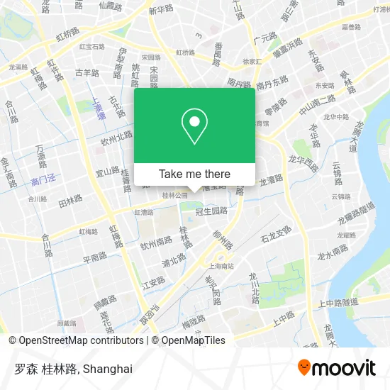 罗森 桂林路 map