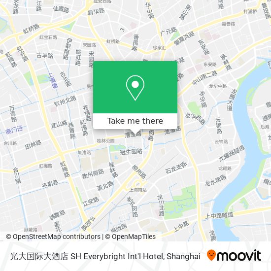 光大国际大酒店 SH Everybright Int'l Hotel map