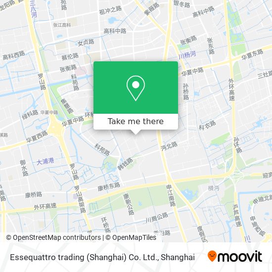 Essequattro trading (Shanghai) Co. Ltd. map