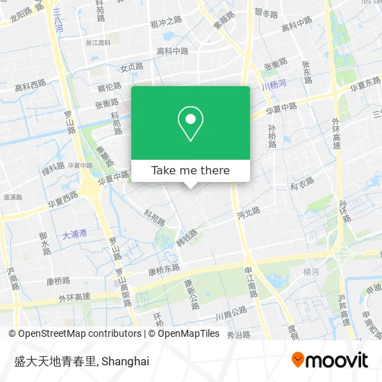 盛大天地青春里 map
