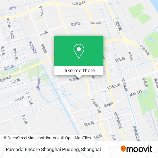 Ramada Encore Shanghai Pudong map