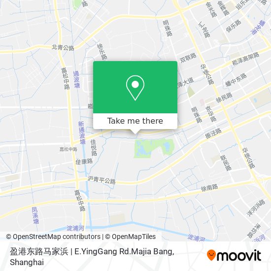 盈港东路马家浜 | E.YingGang Rd.Majia Bang map