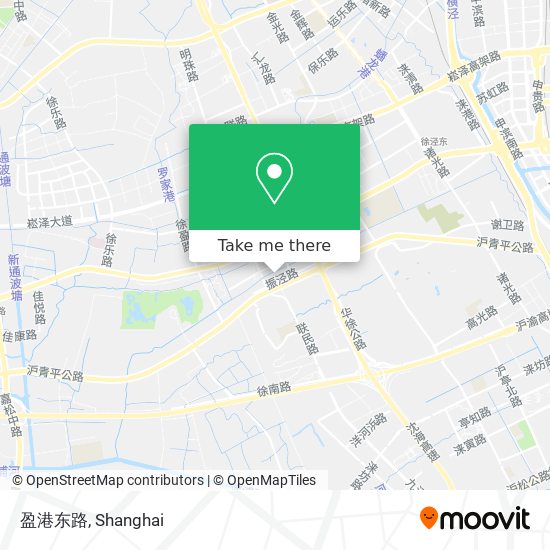 盈港东路 map