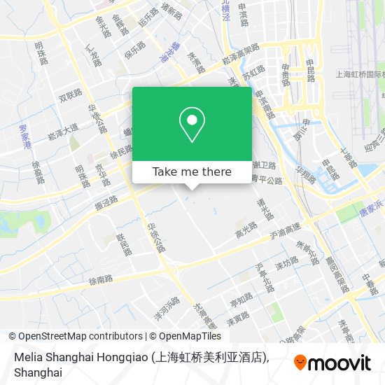Melia Shanghai Hongqiao (上海虹桥美利亚酒店) map