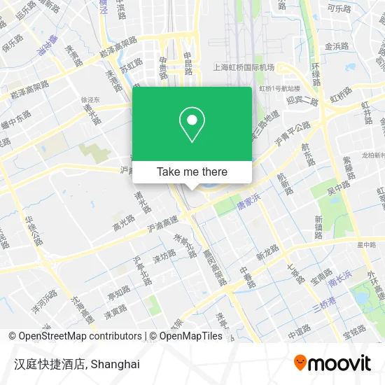 汉庭快捷酒店 map
