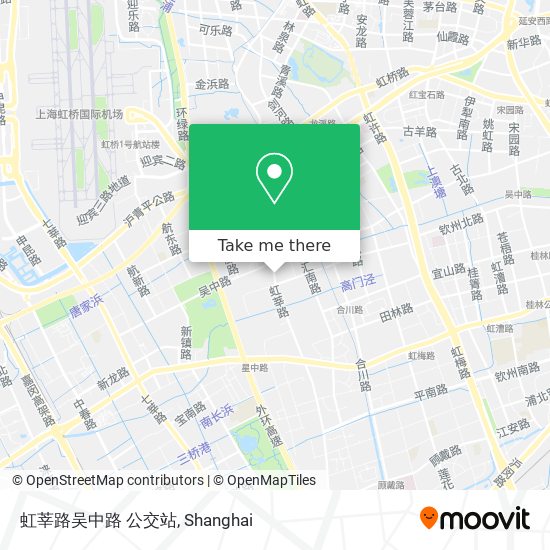 虹莘路吴中路 公交站 map