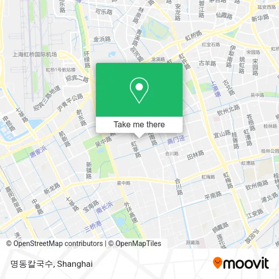명동칼국수 map