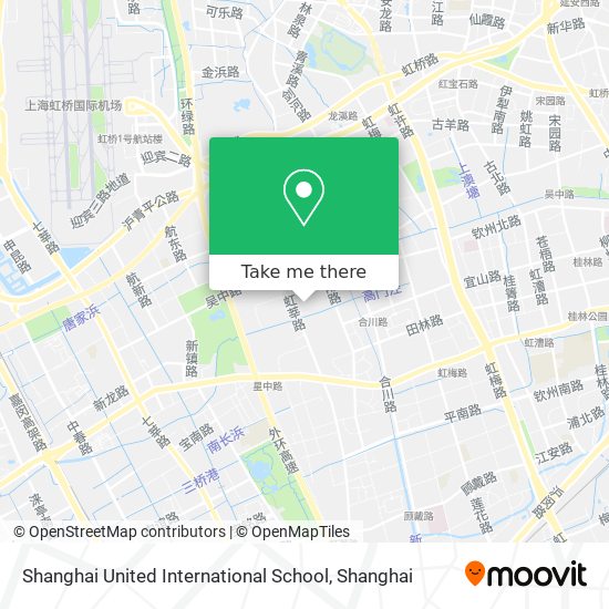 Shanghai United International School map