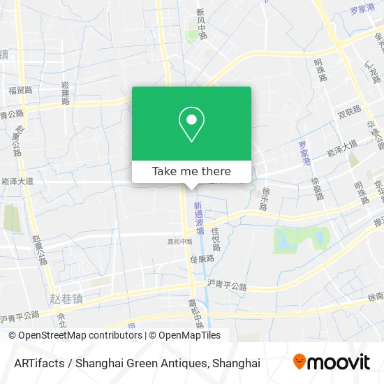 ARTifacts / Shanghai Green Antiques map