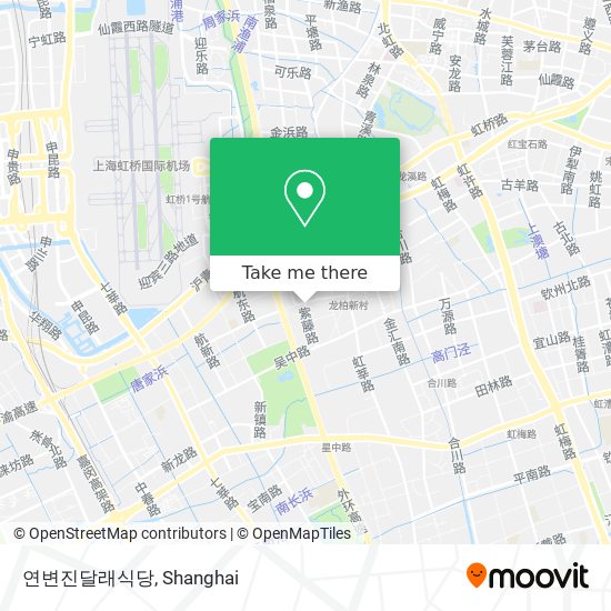 연변진달래식당 map