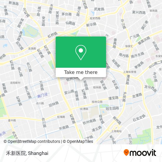 禾新医院 map