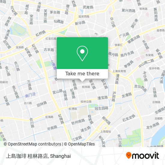 上島珈琲 桂林路店 map