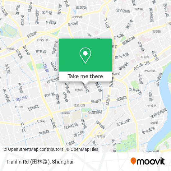 Tianlin Rd (田林路) map