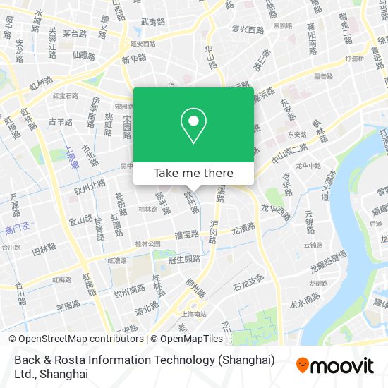 Back & Rosta Information Technology (Shanghai) Ltd. map