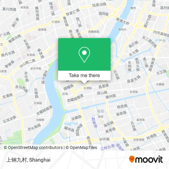 上钢九村 map