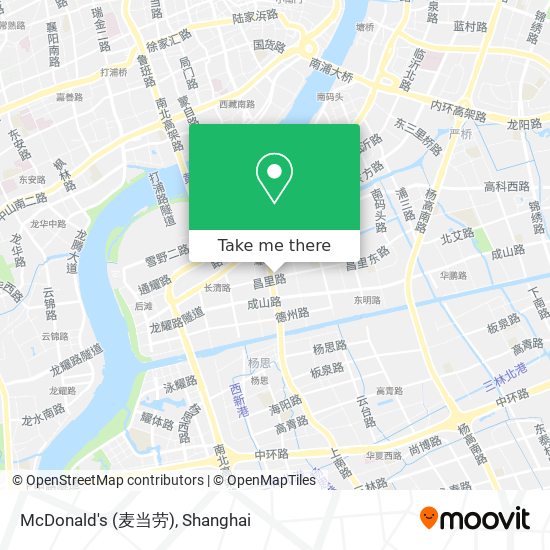 McDonald's (麦当劳) map