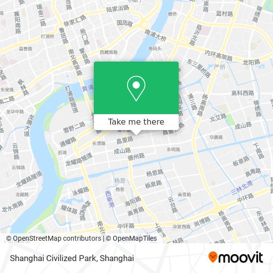 Shanghai Civilized Park map