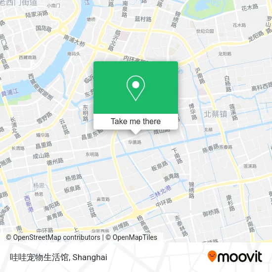哇哇宠物生活馆 map