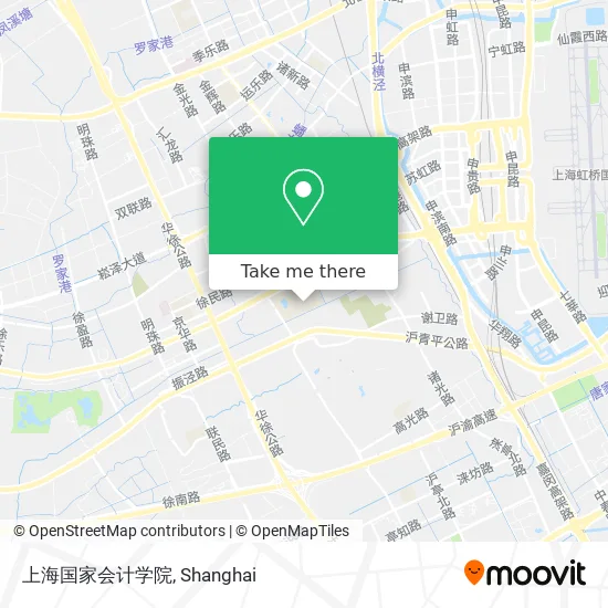 上海国家会计学院 map