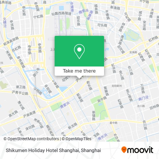 Shikumen Holiday Hotel Shanghai map