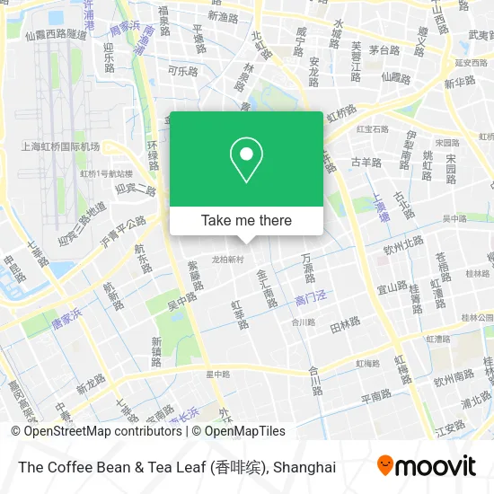 The Coffee Bean & Tea Leaf (香啡缤) map