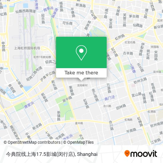 今典院线上海17.5影城(闵行店) map