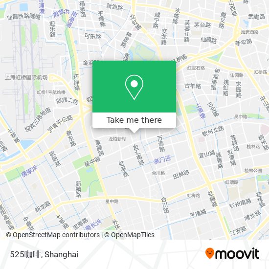 525咖啡 map