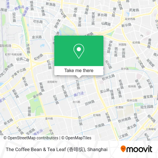 The Coffee Bean & Tea Leaf (香啡缤) map