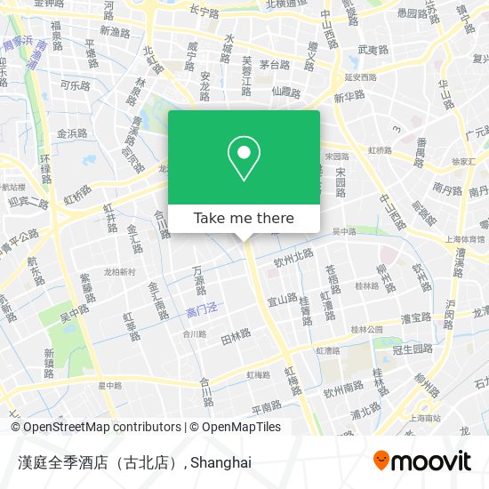 漢庭全季酒店（古北店） map
