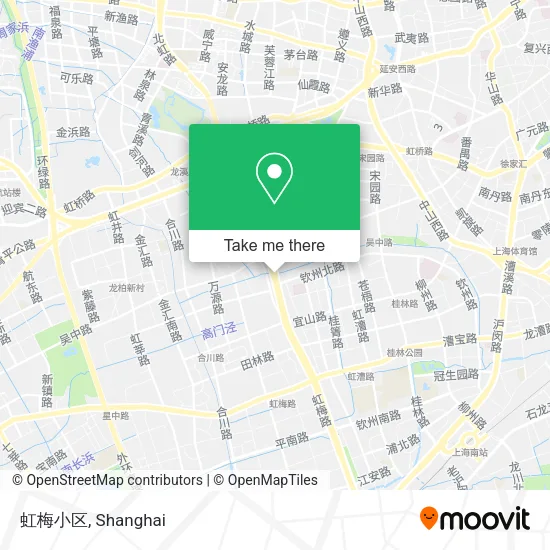 虹梅小区 map