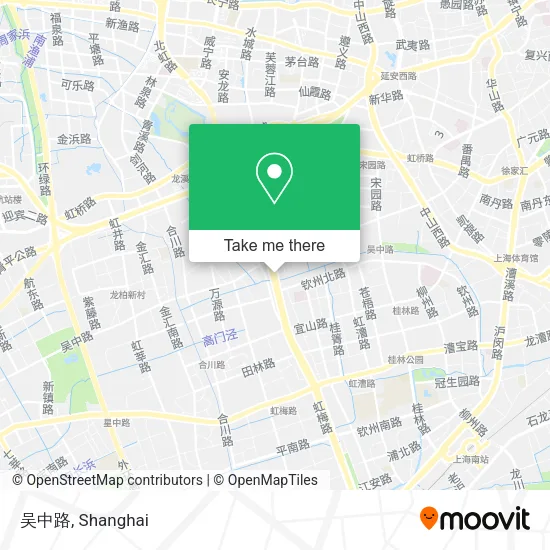 吴中路 map