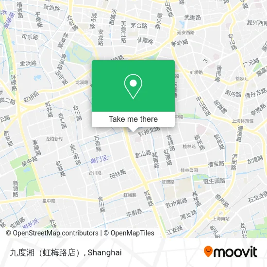 九度湘（虹梅路店） map