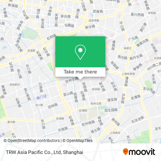 TRW Asia Pacific Co., Ltd map