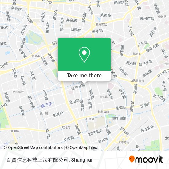 百資信息科技上海有限公司 map