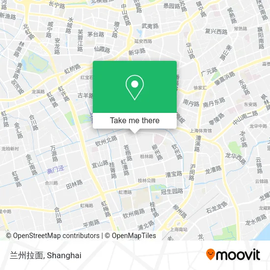 兰州拉面 map