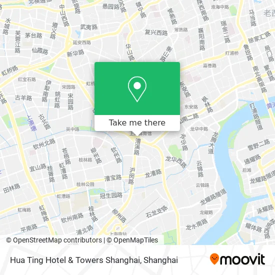 Hua Ting Hotel & Towers Shanghai map