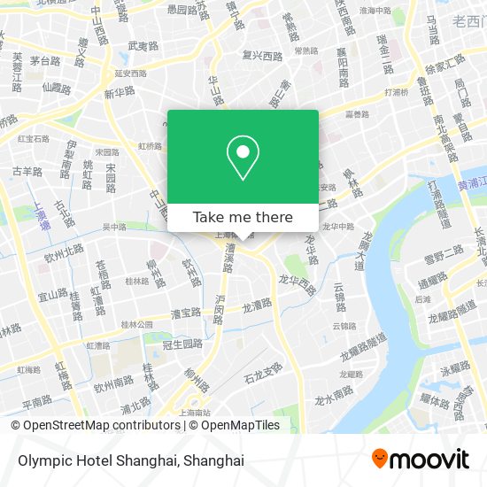 Olympic Hotel Shanghai map