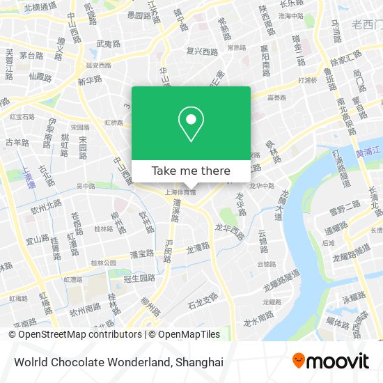 Wolrld Chocolate Wonderland map