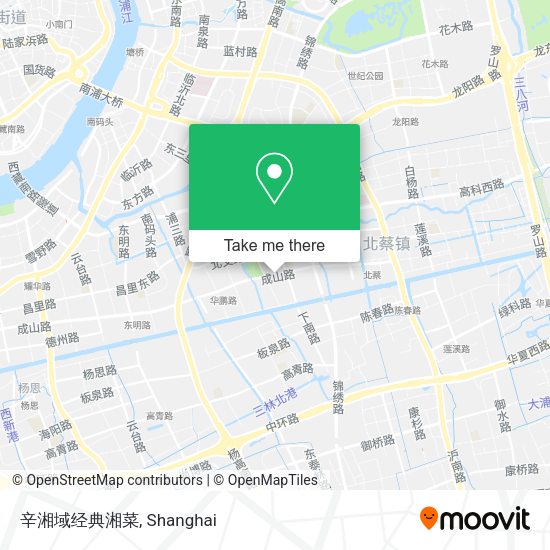 辛湘域经典湘菜 map