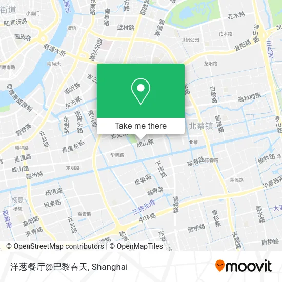 洋葱餐厅@巴黎春天 map